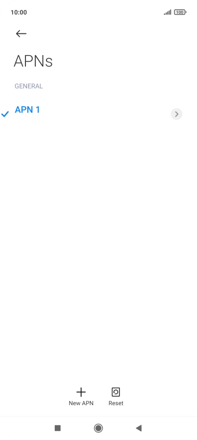 Press New APN.
