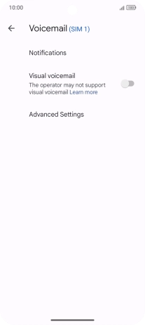 Press Advanced Settings.