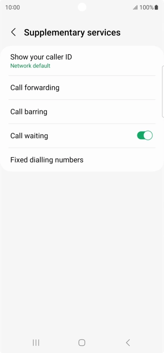 Press Fixed dialling numbers.