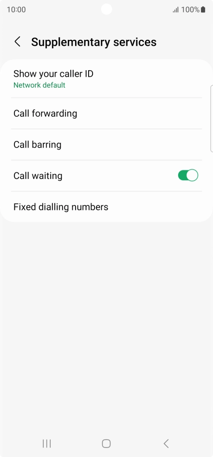 Press Fixed dialling numbers.
