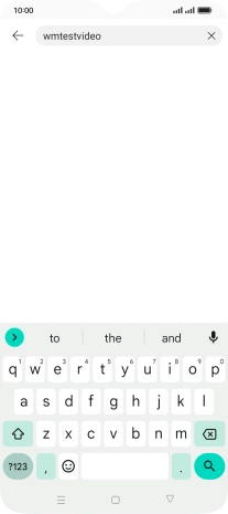 Key in the required search word and press the search icon.