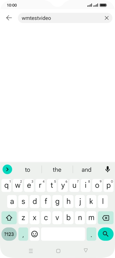 Key in the required search word and press the search icon.