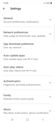 Press Auto-update apps. Press Auto-update apps.