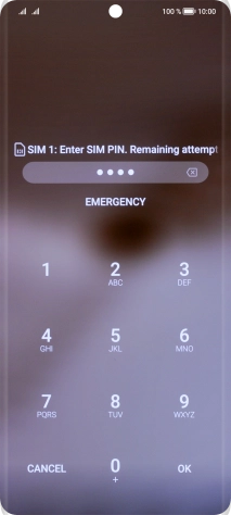 If you're asked to key in your PIN, do so and press OK. If you're asked to key in your PIN, do so and press OK.