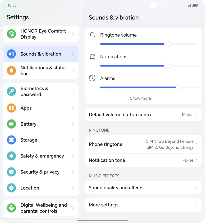 Press Phone ringtone.