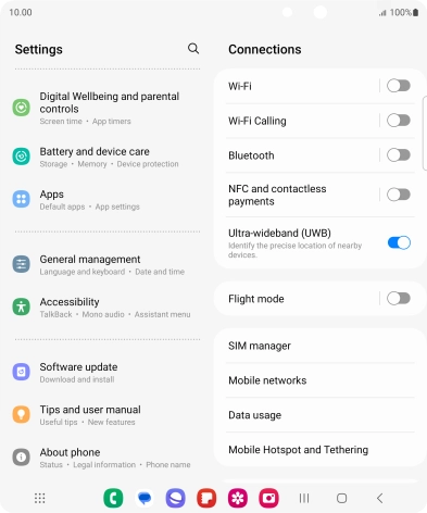 Press Software update. Press Software update.