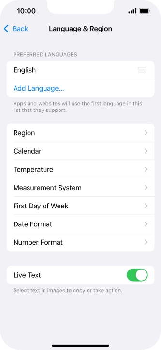 Press Add Language.... Press Add Language....