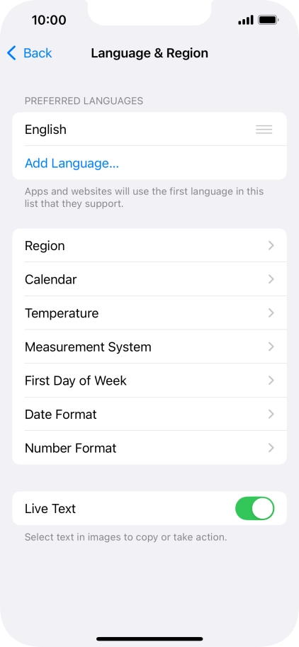 Press Add Language.... Press Add Language....