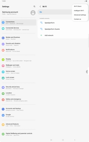 Press Intelligent Wi-Fi.