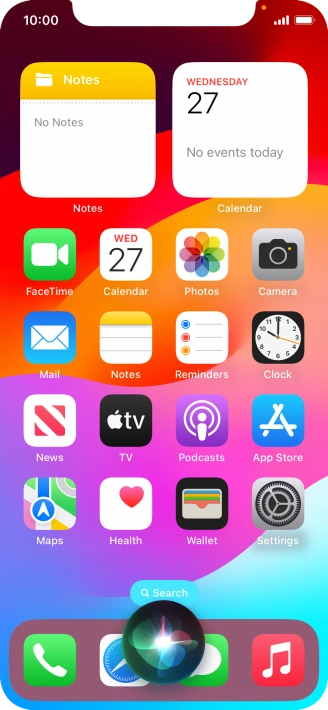 Say, in your own words, what you would like your phone to do, e.g.: CAMERA, CALL [contact], SEARCH THE WEB FOR [information].