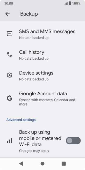 Press the indicator next to Press the indicator next to