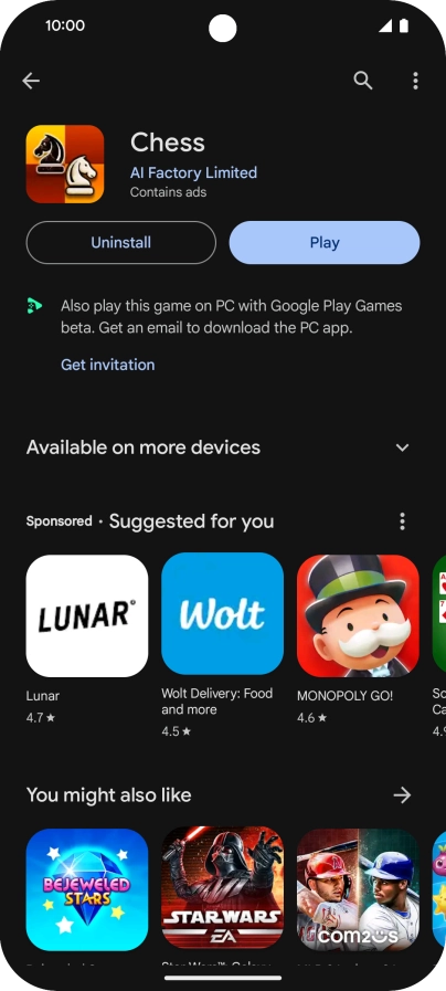 Slide your finger upwards starting from the bottom of the screen to return to the home screen.