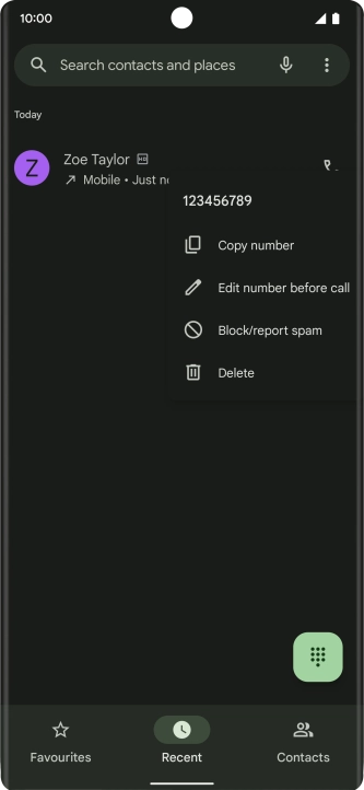 Press Block/report spam. Press Block/report spam.