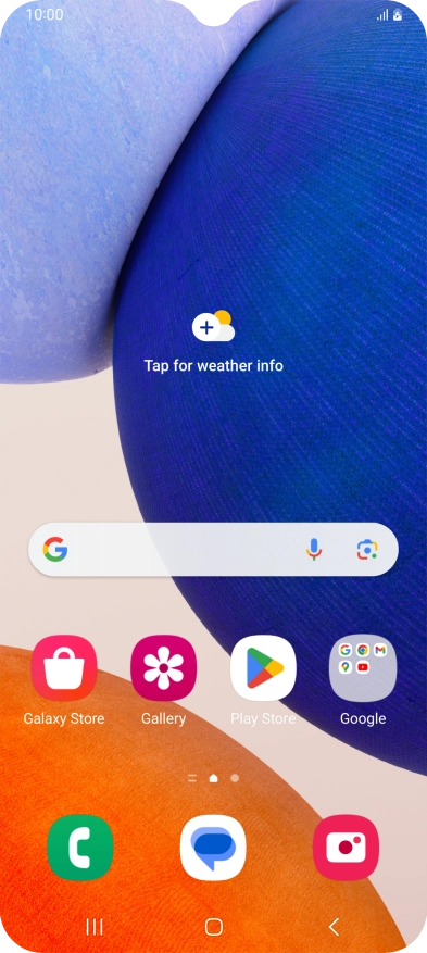 When the battery charging icon is displayed, the battery is charging.