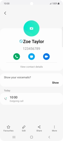 Press the Home key to return to the home screen.