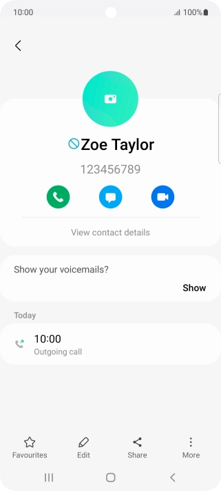 Press the Home key to return to the home screen.