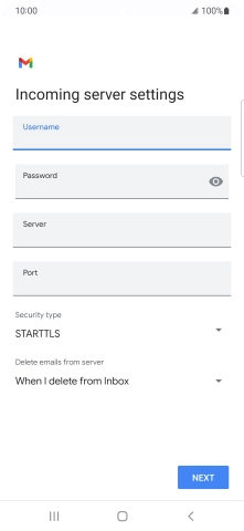 Press the field below 