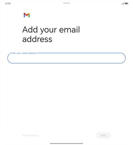 Press the field below 