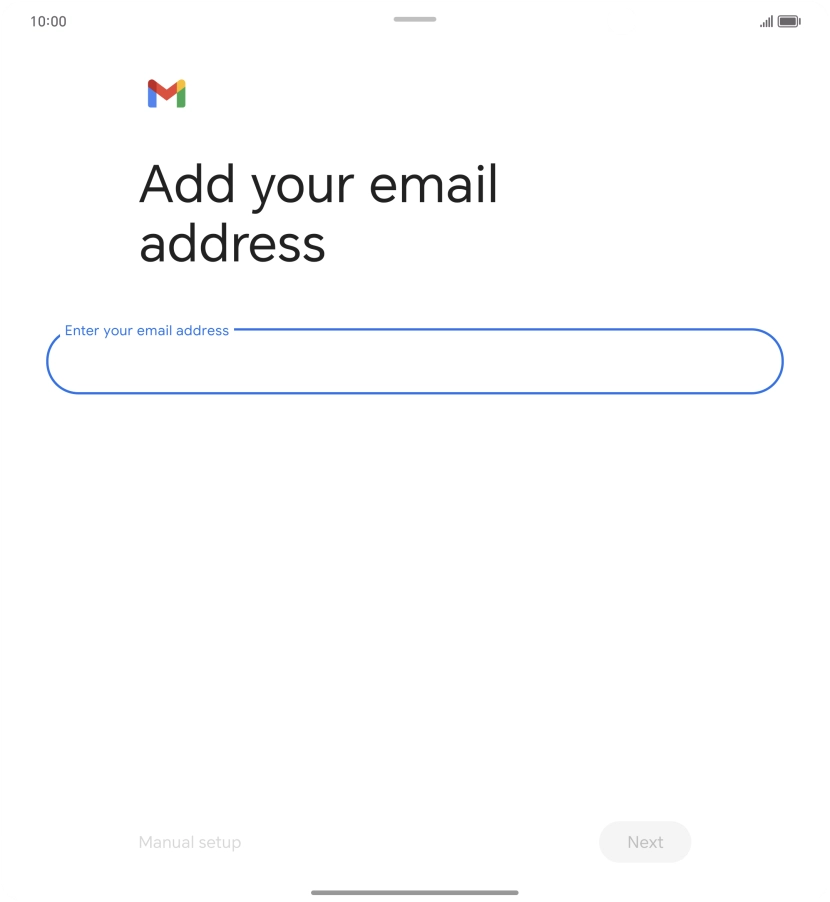 Press the field below 