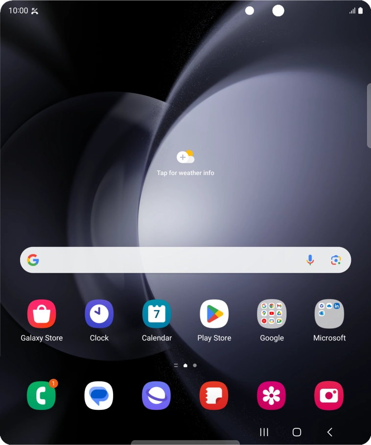 The missed calls icon shows that you have one or more missed calls.