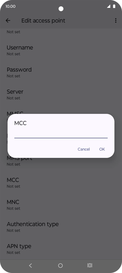 Key in 234 and press OK. Key in 234 and press OK.