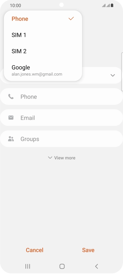 Press Phone. Press Phone.