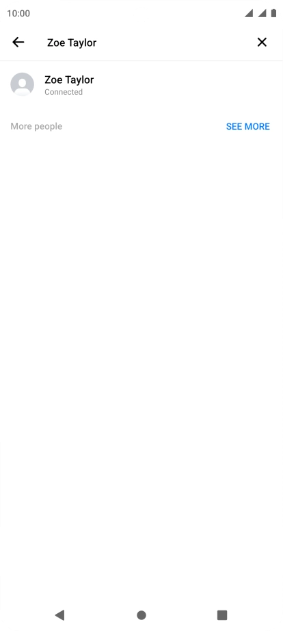 Key in the first letters of the recipient's name and press the required contact.