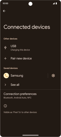 Slide your finger upwards starting from the bottom of the screen to return to the home screen.