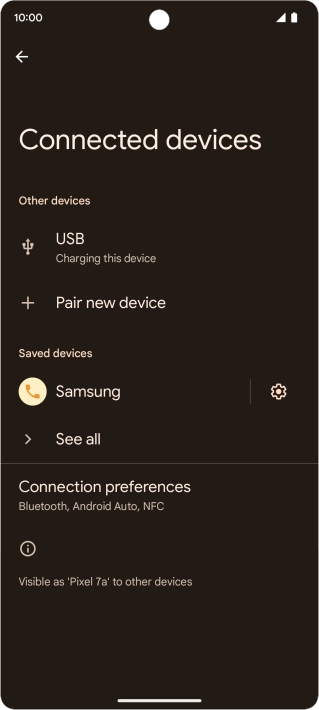 Slide your finger upwards starting from the bottom of the screen to return to the home screen.