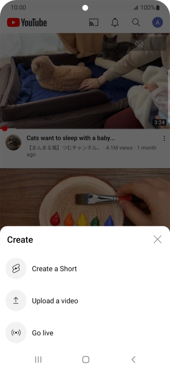 Press Upload a video. Press Upload a video.
