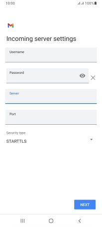 Press the field below 