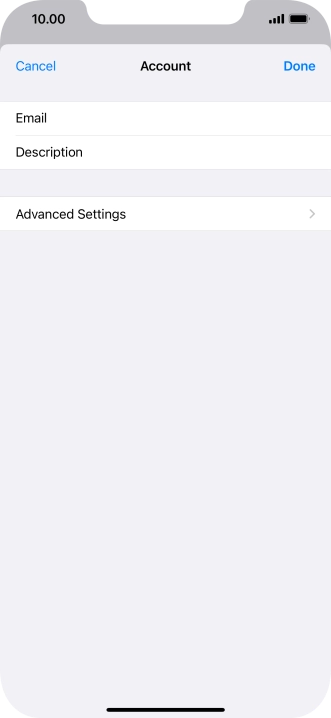 Press Advanced Settings.