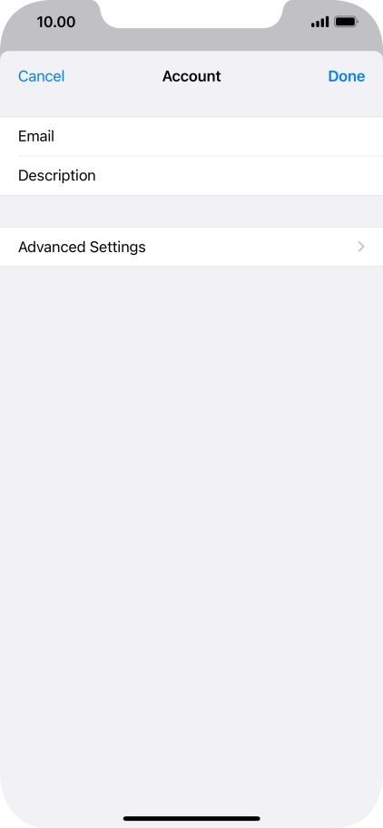 Press Advanced Settings.