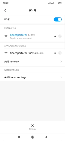 Press the Home key to return to the home screen.