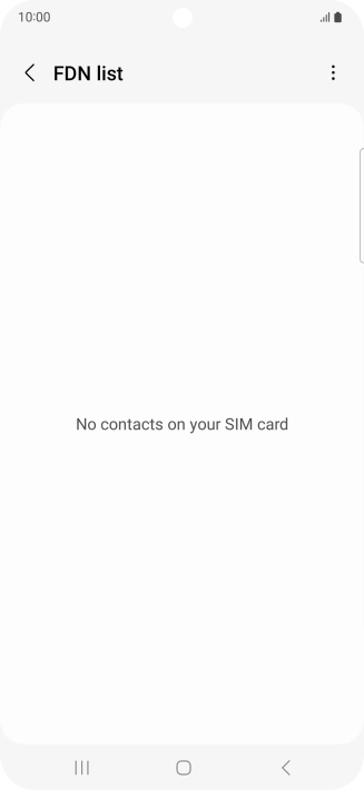 Press the menu icon.