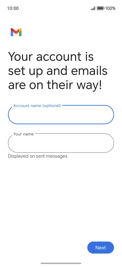 Press the field below 