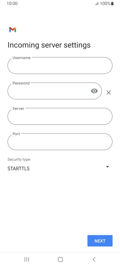 Press the field below 