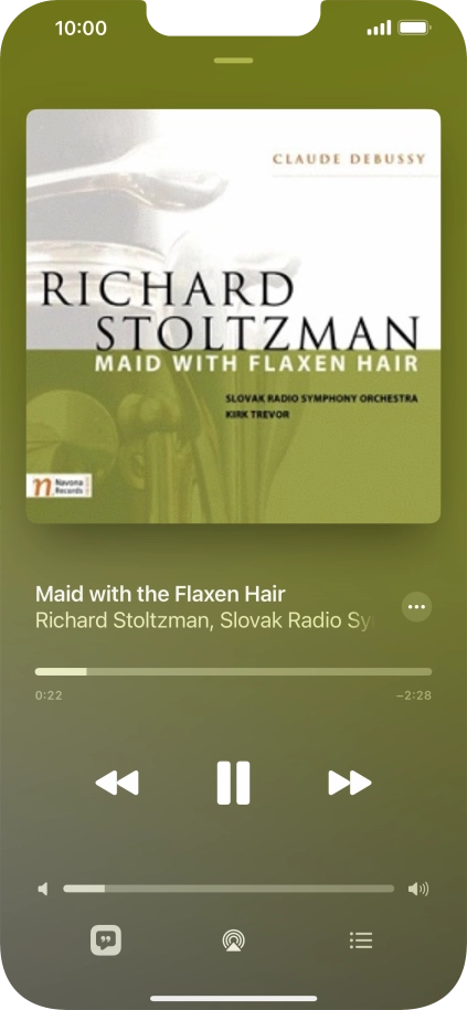 Press arrow right to go to the next audio file. Press arrow right to go to the next audio file.