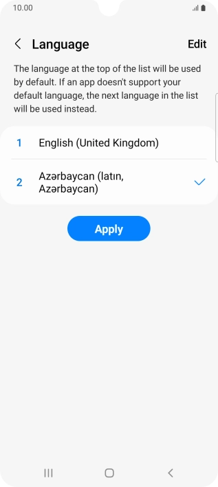 Press Apply. Press Apply.