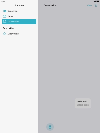 Press anywhere on the screen.