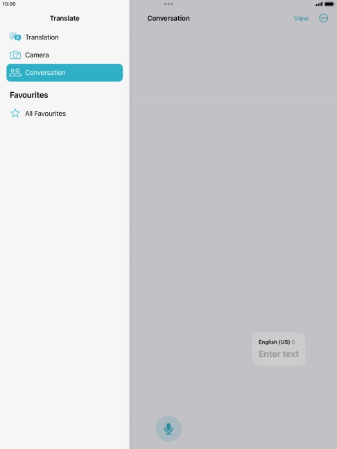 Press anywhere on the screen.