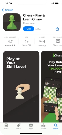 Press Get and follow the instructions on the screen to install the app.