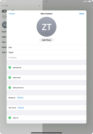 Press add phone. Press add phone.