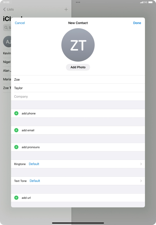 Press add phone. Press add phone.