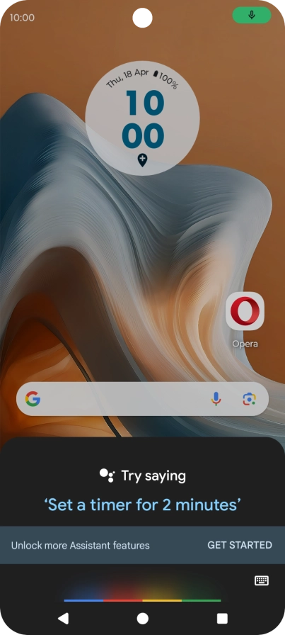 Say, in your own words, what you would like your phone to do, e.g.: OPEN [application], CALL [contact], SEARCH FOR [information]. It's not necessary to use a specific command for each function.