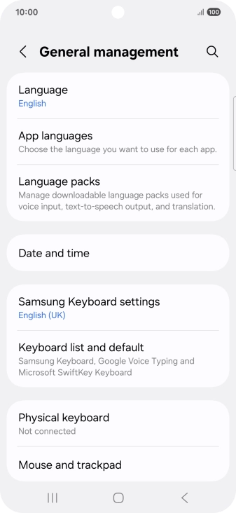 Press Date and time.