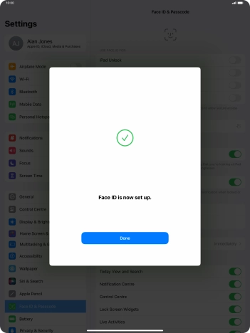 Press Done. If you haven't previously selected a lock code, key in a code of your own choice twice. Press Done. If you haven't previously selected a lock code, key in a code of your own choice twice.
