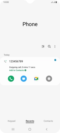 Press the info icon.