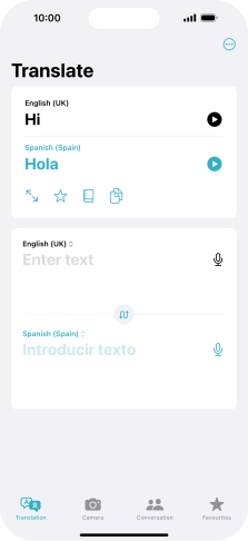 Press the full screen icon.
