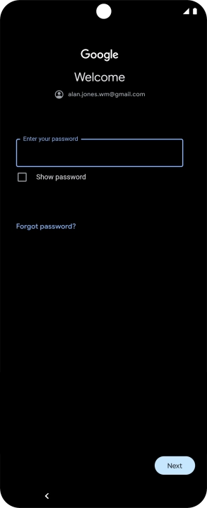 Press the field below 